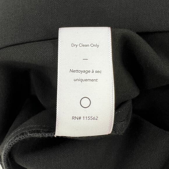 LIKELY Manhattan Mini Sheath Dress Womens 0 Black Crew Neck Short Sleeve Stretch - Picture 12 of 16